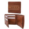 Bear Design Billfolds | Billfold 'Tom' Cognac