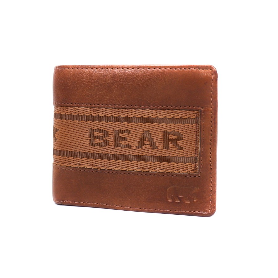 Bear Design Billfolds | Billfold 'Tom' Cognac