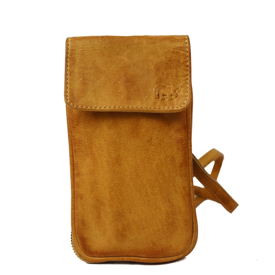 Bear Design Telefoontasjes | Telefoontasje 'Ahana' Cp 2016 Geel