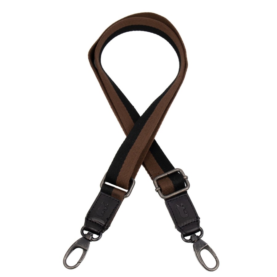 Bear Design Bag Straps | Bag Strap 'Micky' Bruin/Zwart