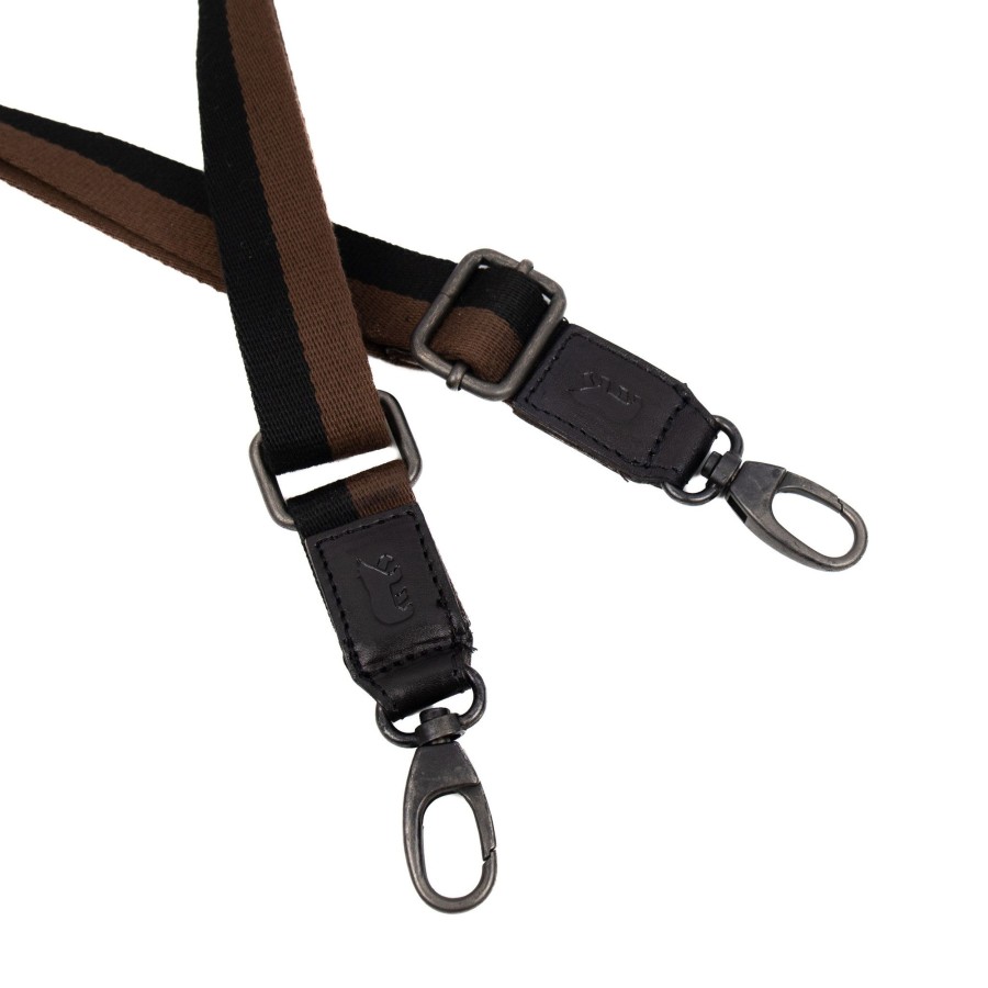 Bear Design Bag Straps | Bag Strap 'Micky' Bruin/Zwart