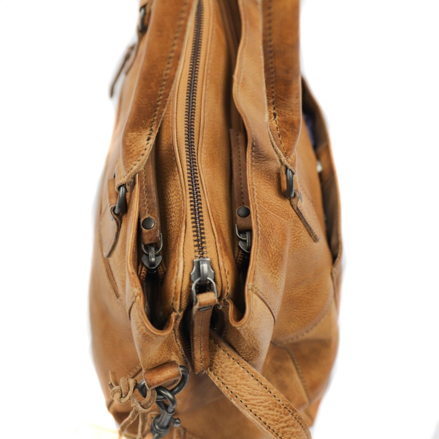 Bear Design Grote Handtassen | Hand-/Schoudertas 'Ankie' Taupe