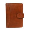 Bear Design Sleuteletuis & Klein Lederwaren | Grote Omslag Agenda 'Rene' Cognac