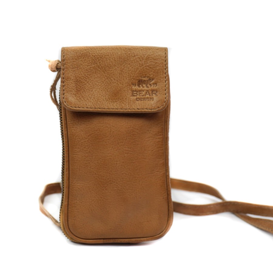 Bear Design Telefoontasjes | Telefoontasje 'Ahana' Cp 2106 Taupe