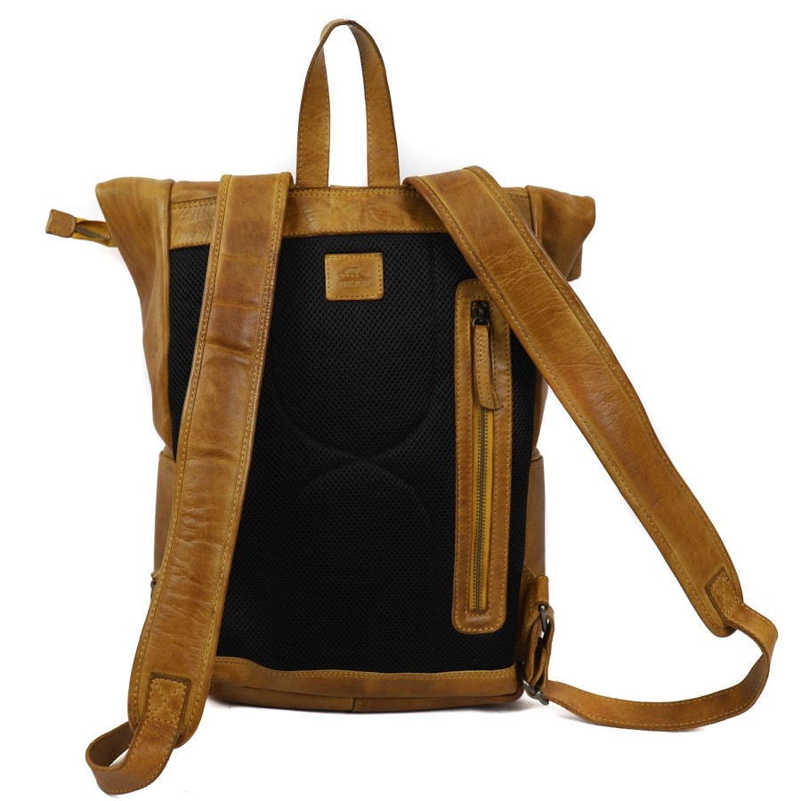Bear Design Laptoptassen T/M 15,6 Inch | Rugzak 'Rick' Cl 40007 Geel