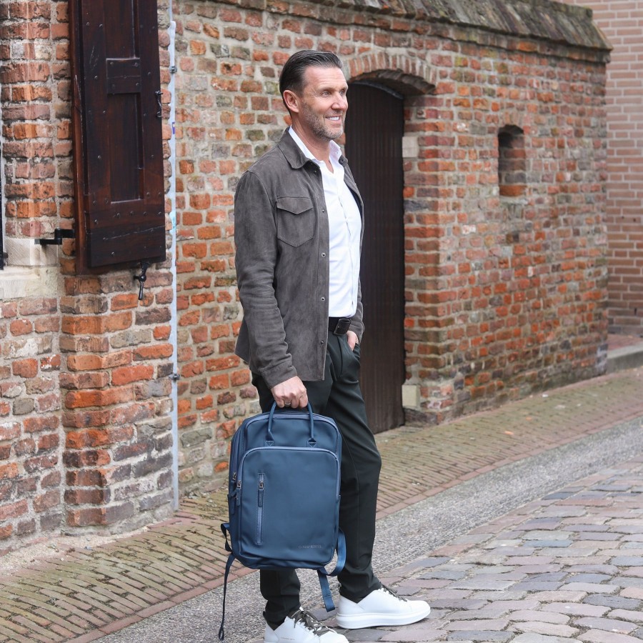 New Rebels Laptoptassen T/M 15,6 Inch | Rugzak 'Milwaukee' Navy