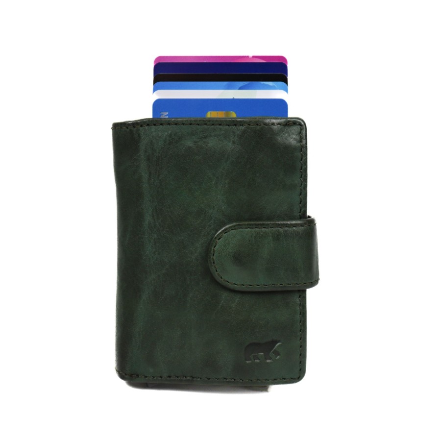 Bear Design Pasjeshouders | Pasjeshouder 'Bobby' Cl 15689 Groen