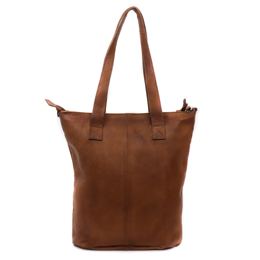 Bear Design Grote Shoppers | Shopper 'Juul' Cp 2087 Cognac