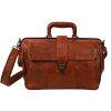 Bear Design Laptoptassen T/M 15,6 Inch | Dokterstas 'Uwe' Cognac