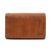 Bear Design Middelmaat Portemonnees | Overslag Portemonnee 'Sweety' Cp 5066 Cognac