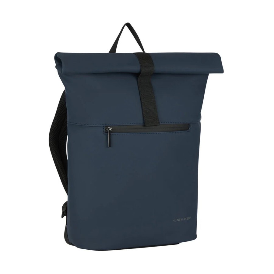 New Rebels Laptoptassen T/M 15,6 Inch | Rugzak 'Montgomery' 15L Navy