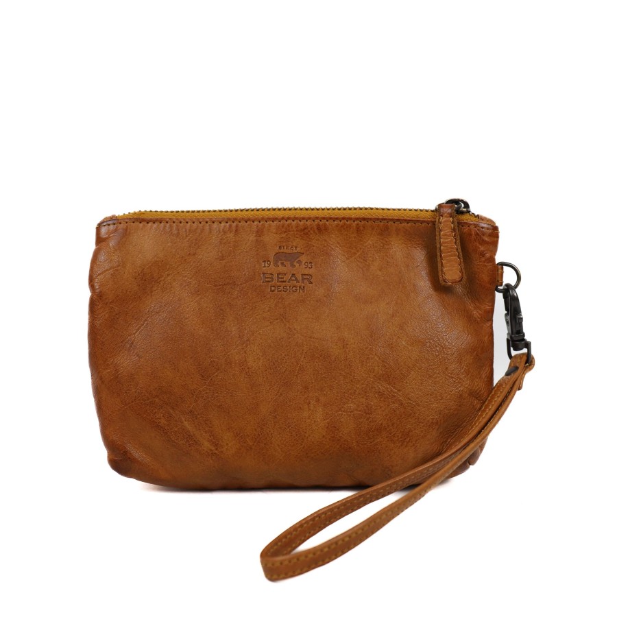 Bear Design Sleuteletuis & Klein Lederwaren | Etui 'Sjors' Geel