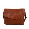 Bear Design Kleine Schoudertassen | Enveloptas 'Femke' Cognac