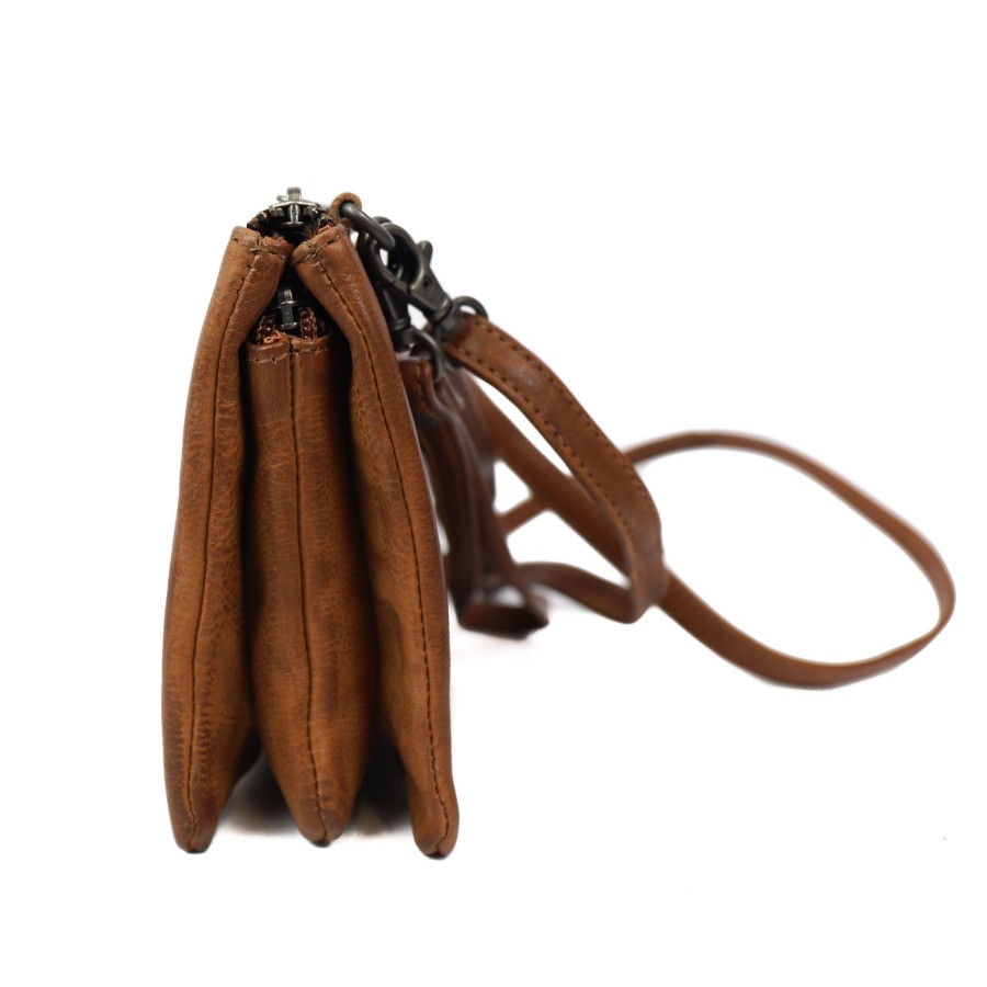 Bear Design Portemonneetasjes 'Uma' | Portemonneetasje 'Uma' Cp 1119 Cognac