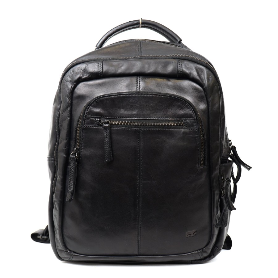 Bear Design Laptoptassen T/M 15,6 Inch | Laptop Rugzak 'Mace' Zwart