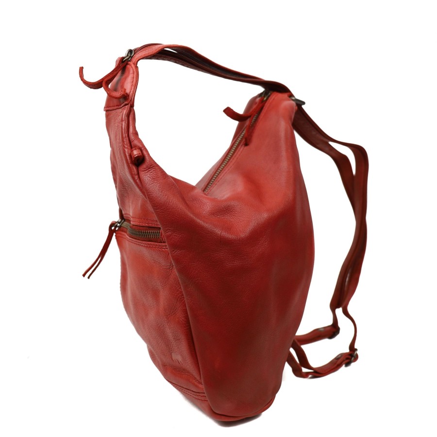 Bear Design Kleine Rugzakken | Rugzakje 'Hannie' Rood