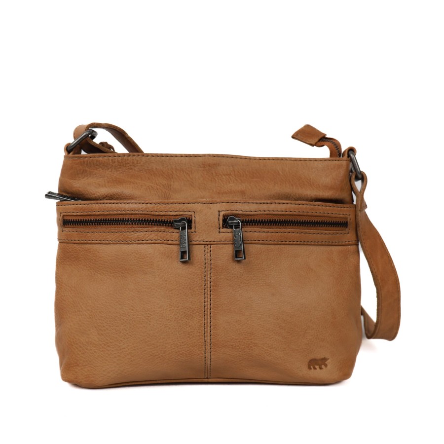 Bear Design Crossbody Tassen | Schoudertas 'Kira' Taupe
