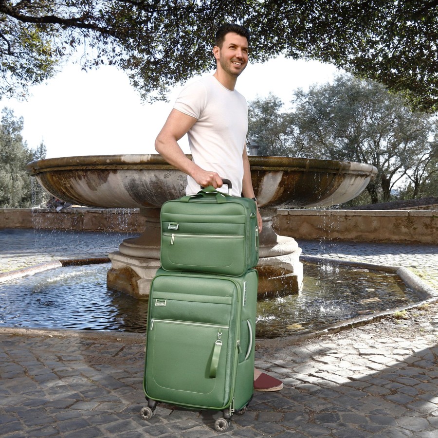 Travelite Uitbreidbare Koffers | Miigo Trolley M Exp. Green