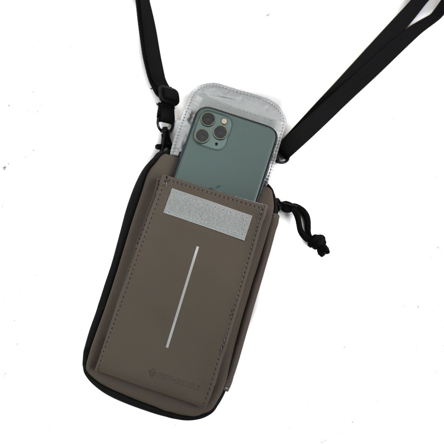 New Rebels Telefoontasjes | Telefoontasje 'Mart' Taupe