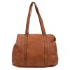 Bear Design Laptoptassen T/M 14 Inch | Hand-/Schoudertas 'Bente' Sand