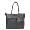 Bear Design Laptoptassen T/M 15,6 Inch | Hand-/Schoudertas 'Samantha' Zwart