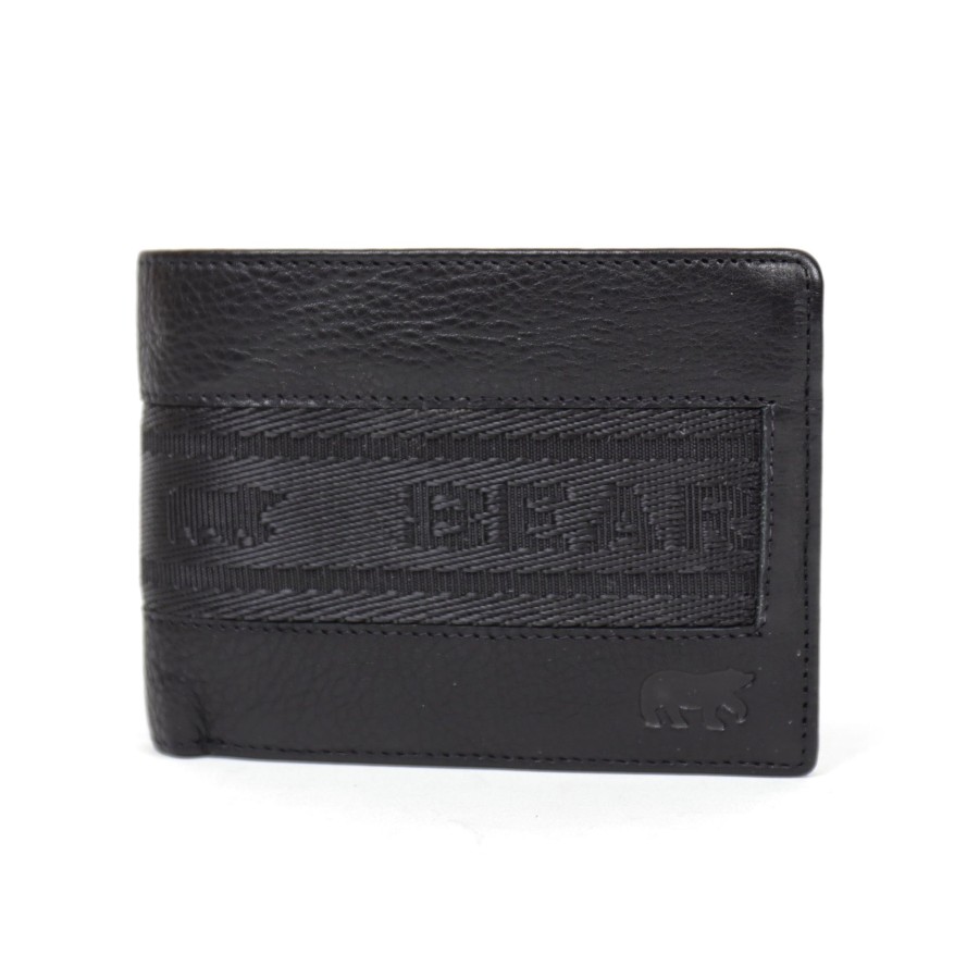 Bear Design Billfolds | Billfold 'Hardy' Zwart