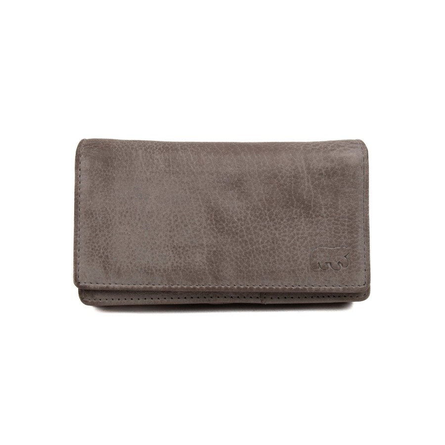 Bear Design Middelmaat Portemonnees | Overslag Portemonnee 'Brigitte' Shark - Cp 6700