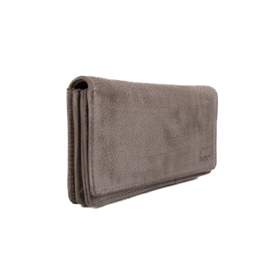Bear Design Middelmaat Portemonnees | Overslag Portemonnee 'Brigitte' Shark - Cp 6700