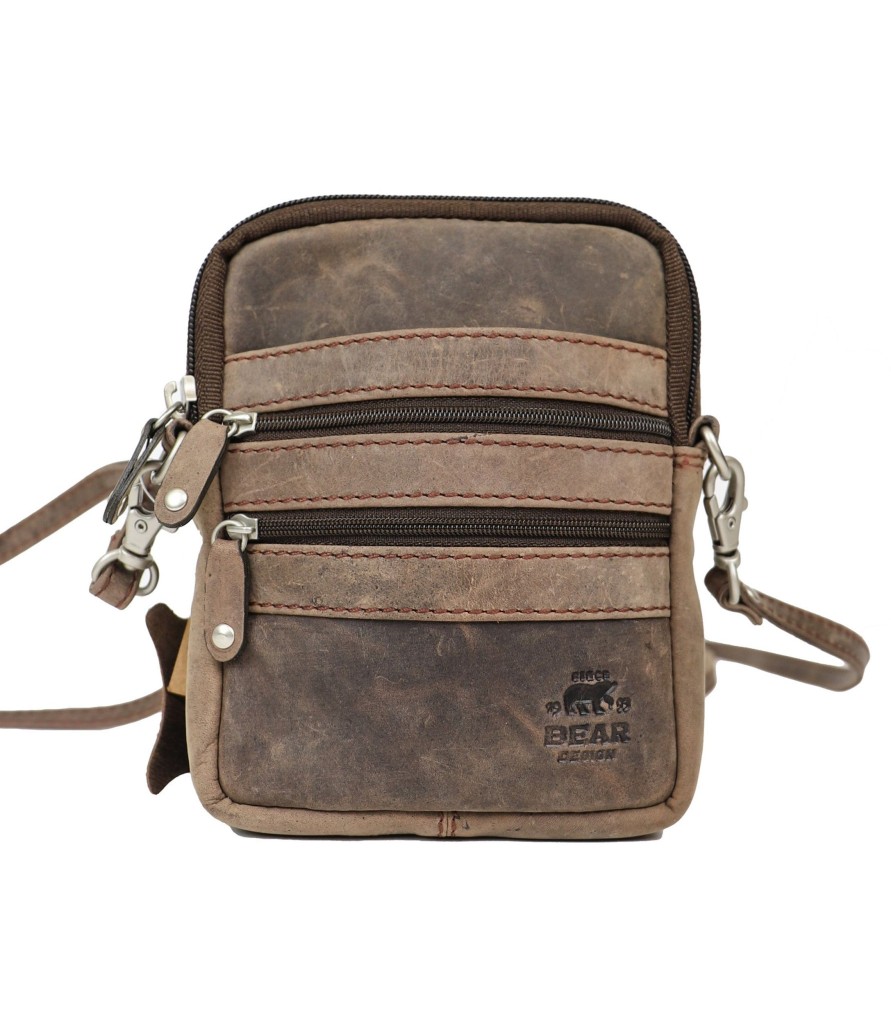 Bear Design Crossbody Tassen | Schoudertasje 'Vikas' Hd 3701 Bruin