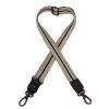 Bear Design Bag Straps | Bag Strap 'Stripe' Beige/Glitter/ Zwart
