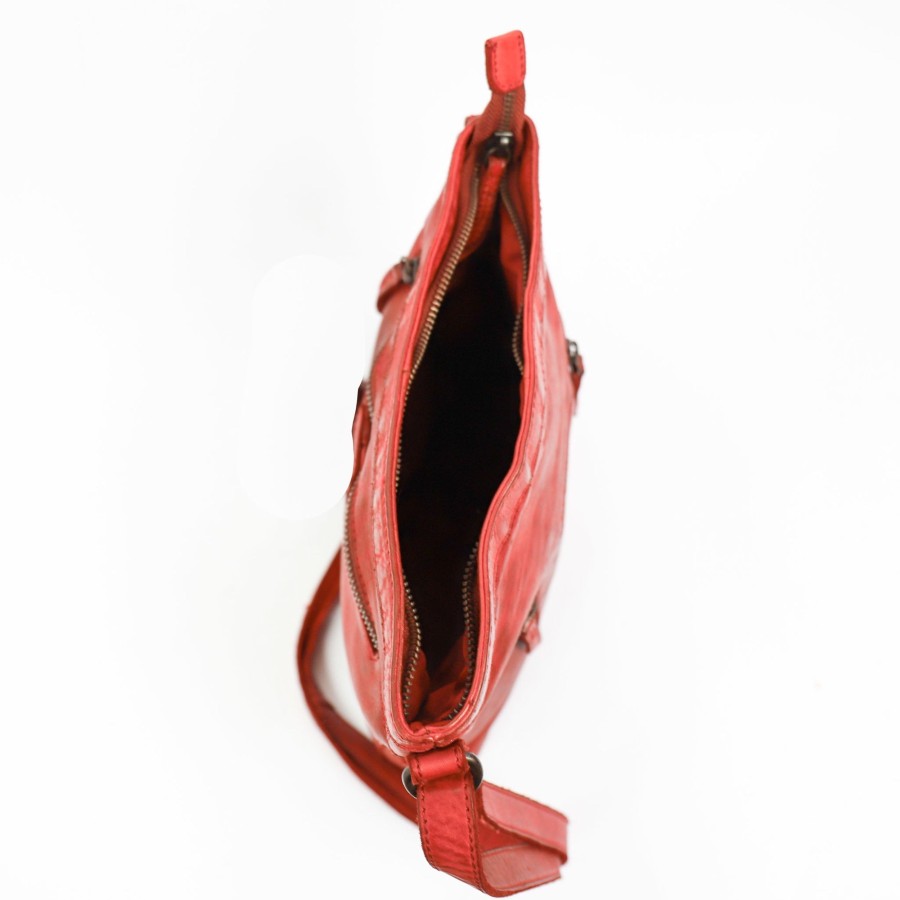 Bear Design Middelmaat Schoudertassen | Schoudertas 'Chessi' Cl 35556 Rood
