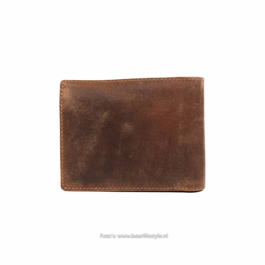 Bear Design Billfolds | Billfold 'Ryan' Cognac