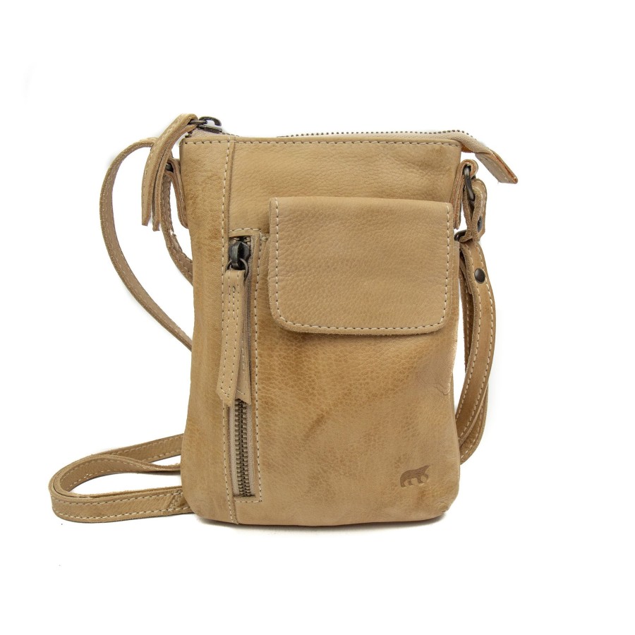 Bear Design Telefoontasjes | Schoudertasje 'Senna' Cl 42240 Beige