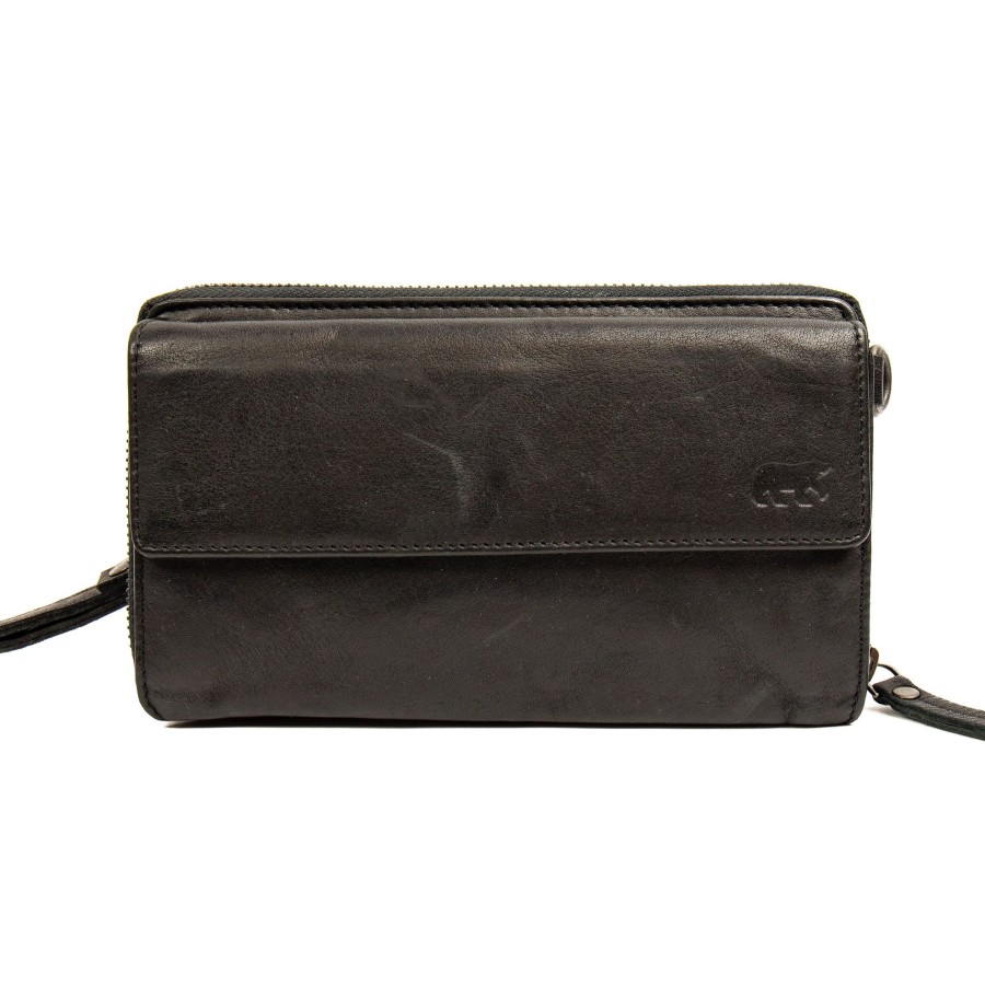 Bear Design Telefoontasjes | Telefoontasje 'Lilian' Cp 6038 Zwart