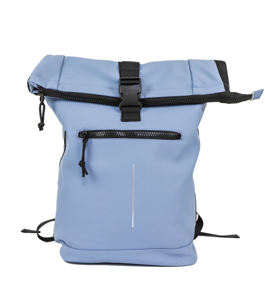 New Rebels Laptoptassen T/M 15,6 Inch | Rugzak 'Mart' 16L Lichtblauw