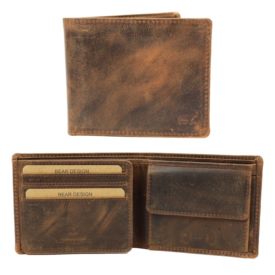 Bear Design Billfolds | Billfold'Tom' Vintage Bruin