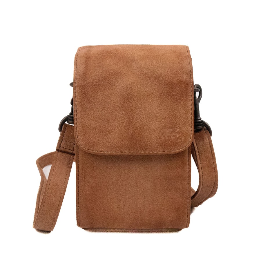Bear Design Telefoontasjes | Schoudertasje 'Robbie' 2.0 Taupe
