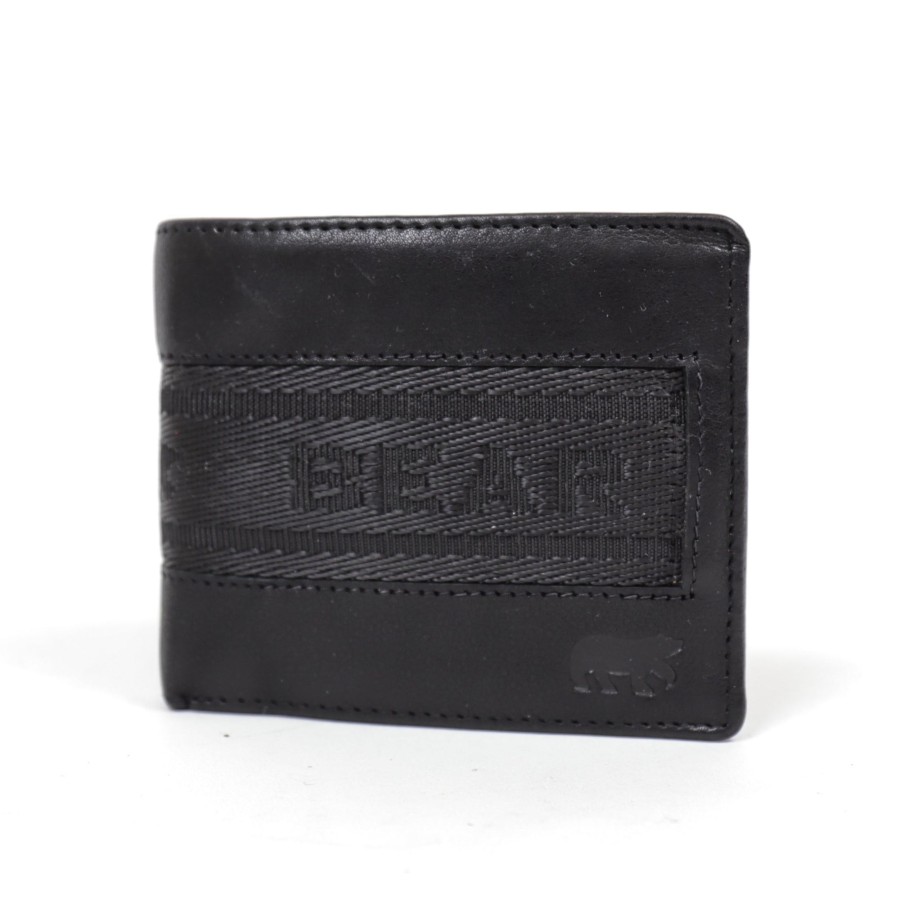 Bear Design Billfolds | Billfold 'Tom' Zwart Zwart (Cp)