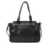 Bear Design Middelmaat Handtassen | Hand-/Schoudertas 'Donna' Zwart