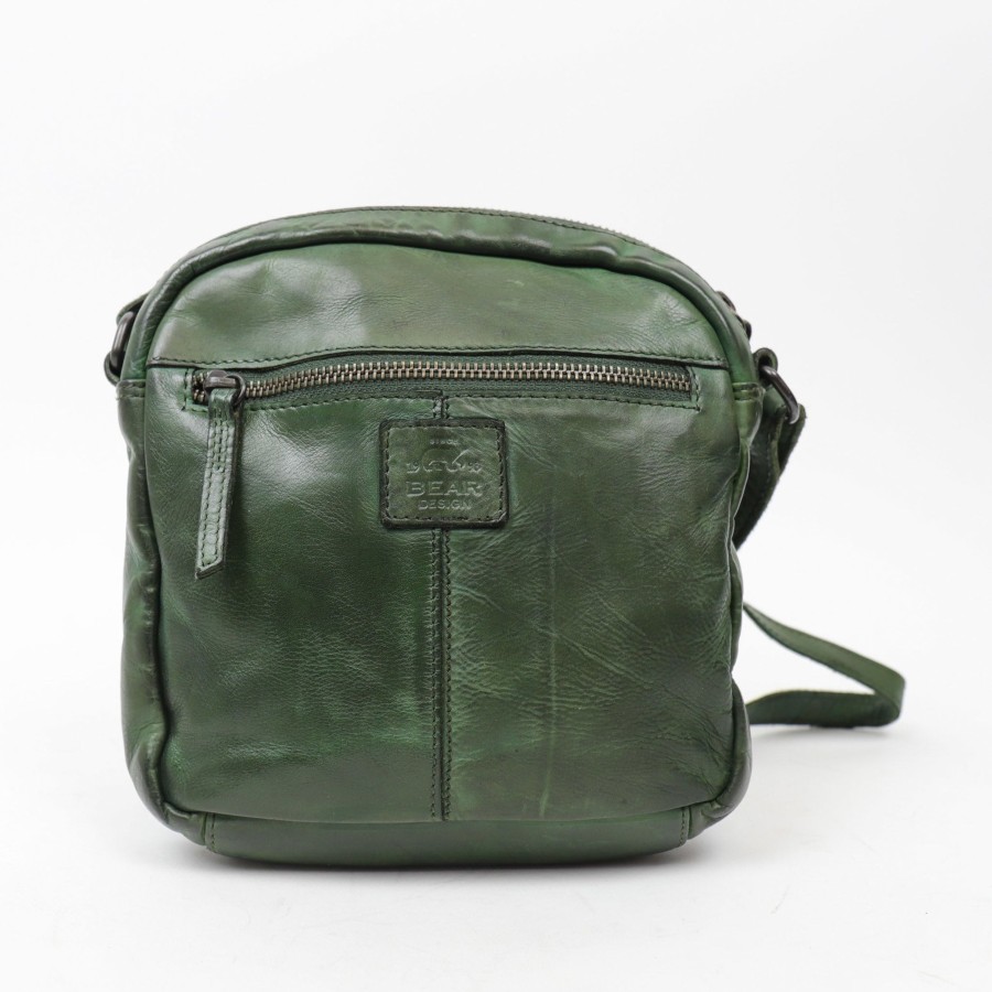 Bear Design Crossbody Tassen | Schoudertasje 'Ray' Cl 35952 Groen