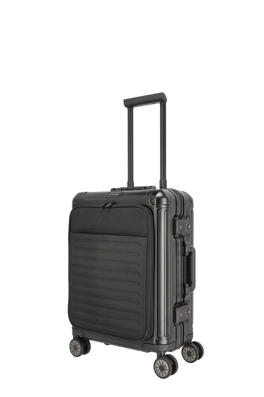 Travelite Handbagage Koffers | Next Aluminium Trolley S+ Black