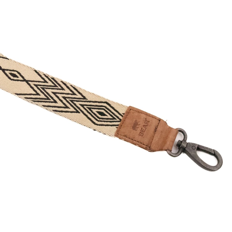 Bear Design Bag Straps | Bag Strap 'Bohemian' Beige/ Taupe
