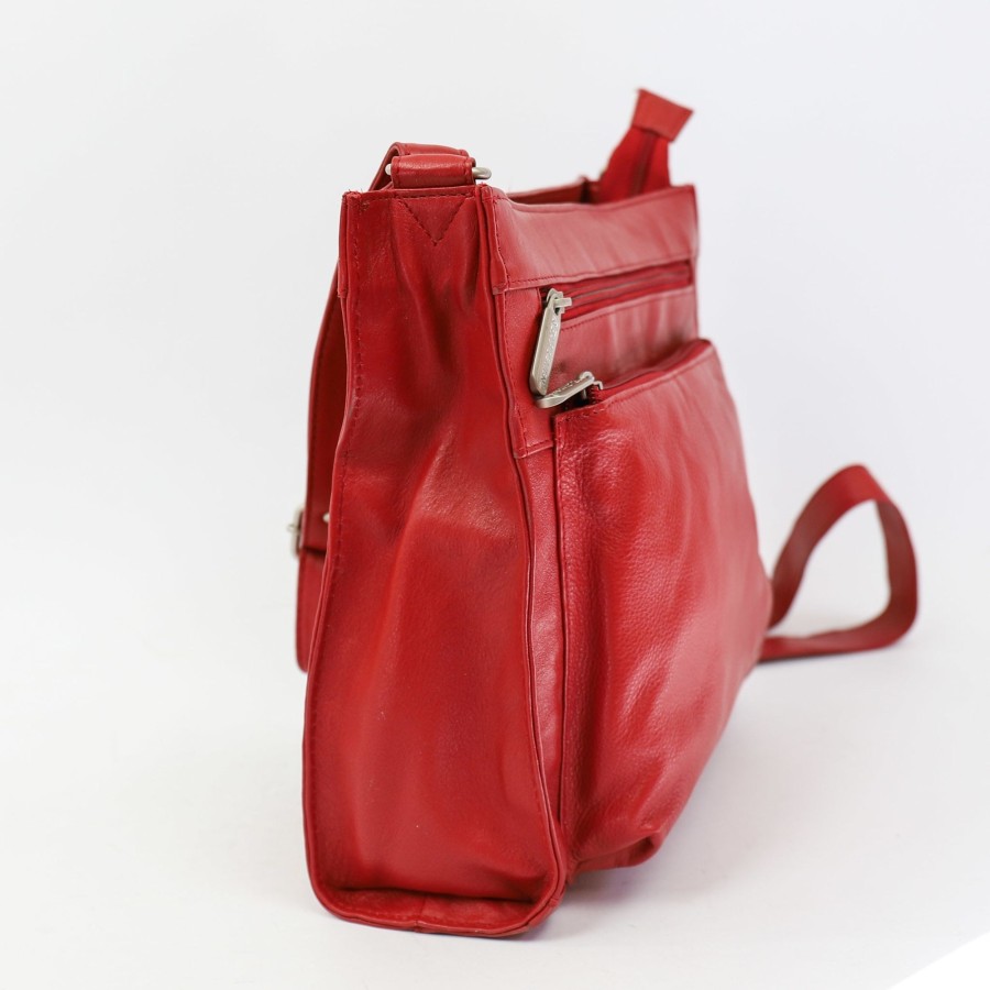 Bear Design Middelmaat Schoudertassen | Schoudertas 'Irene' - Rood B 3126