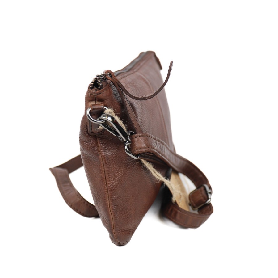 Bear Design Crossbody Tassen | Schoudertasje 'Kerstin' Donkerbruin