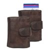 Bear Design Pasjeshouders | Pasjeshouder 'Kris' Cl 15253 Donkerbruin