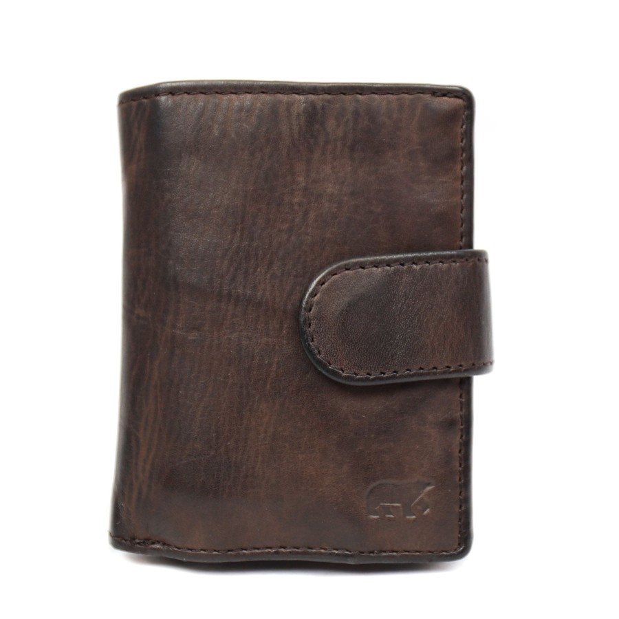 Bear Design Pasjeshouders | Pasjeshouder 'Kris' Cl 15253 Donkerbruin