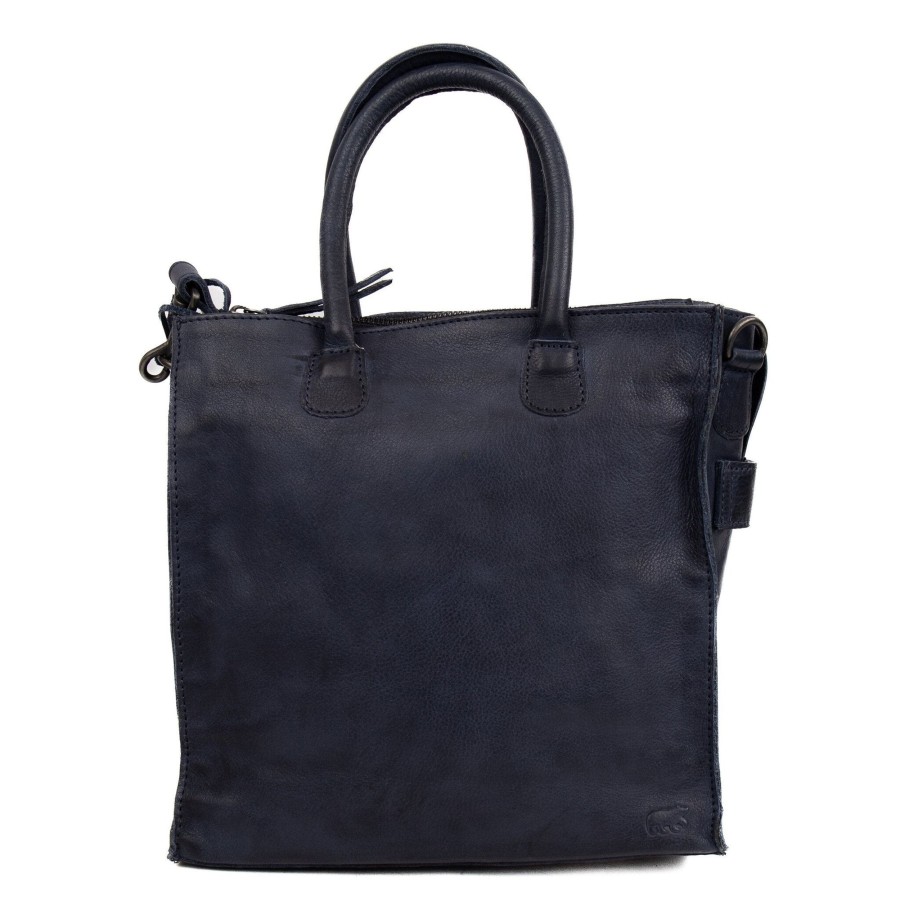 Bear Design Kleine Shoppers | Hand-/Schoudertas 'Bonnie' Navy