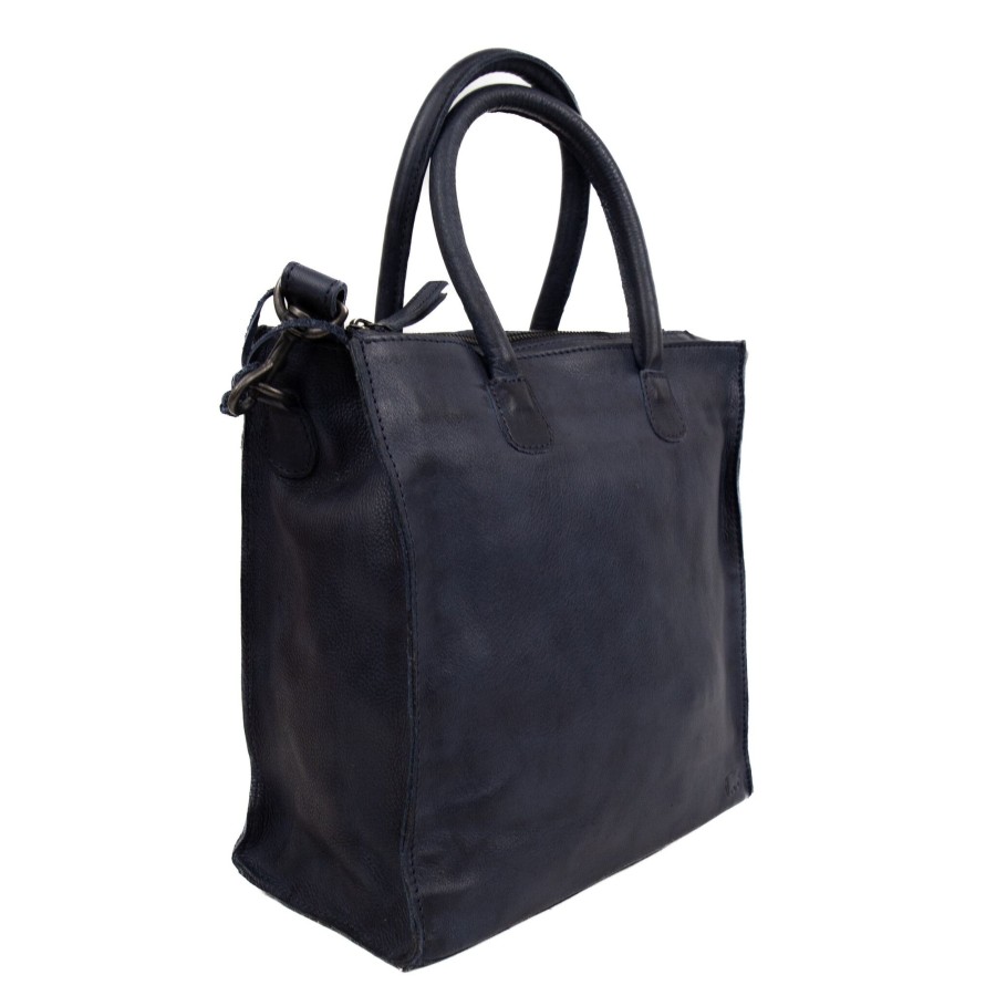 Bear Design Kleine Shoppers | Hand-/Schoudertas 'Bonnie' Navy