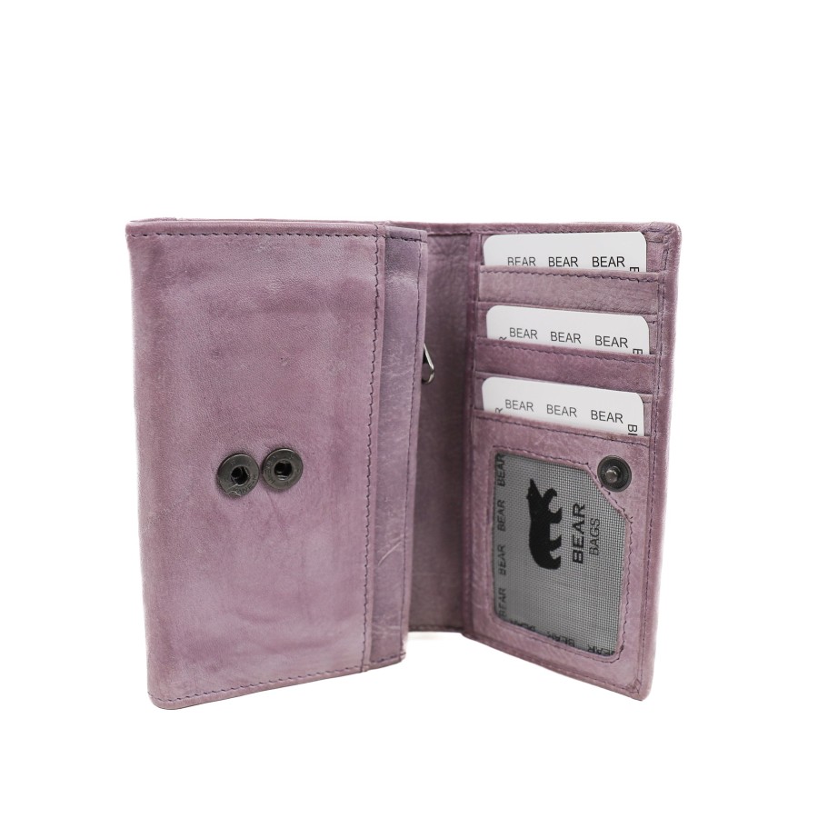 Bear Design Middelmaat Portemonnees | Overslag Portemonnee 'Sweety' Spectra