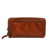 Bear Design Grote Portemonnees | Ritsportemonnee 'Isa' Cl 14851 Cognac